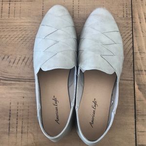 Women’s Grey Mules.